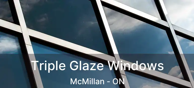  Triple Glaze Windows McMillan - ON