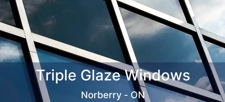  Triple Glaze Windows Norberry - ON