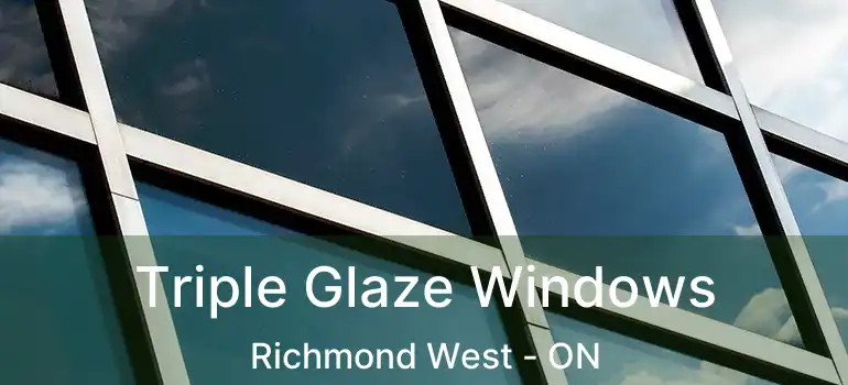  Triple Glaze Windows Richmond West - ON