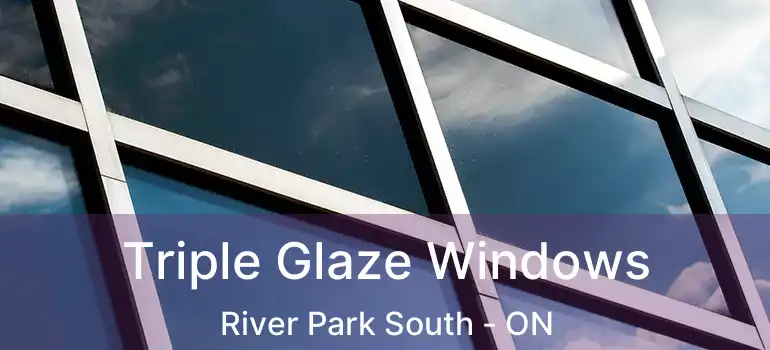  Triple Glaze Windows River Park South - ON