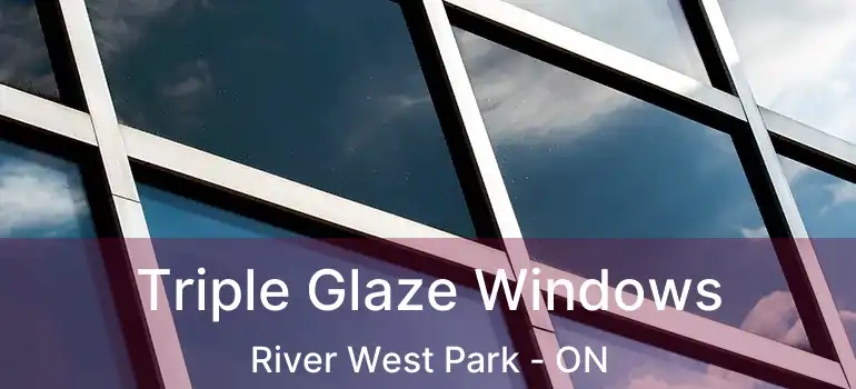  Triple Glaze Windows River West Park - ON