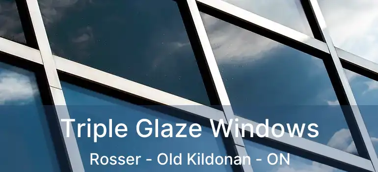 Triple Glaze Windows Rosser - Old Kildonan - ON