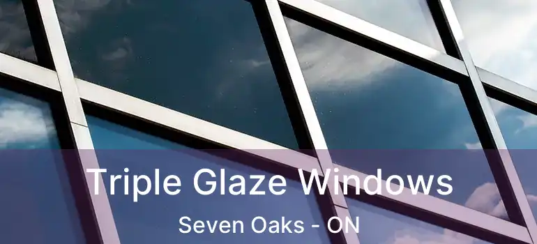  Triple Glaze Windows Seven Oaks - ON