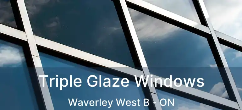  Triple Glaze Windows Waverley West B - ON