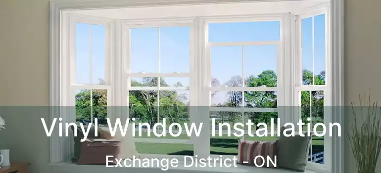  Vinyl Window Installation Exchange District - ON