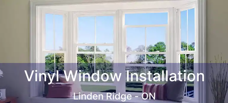  Vinyl Window Installation Linden Ridge - ON