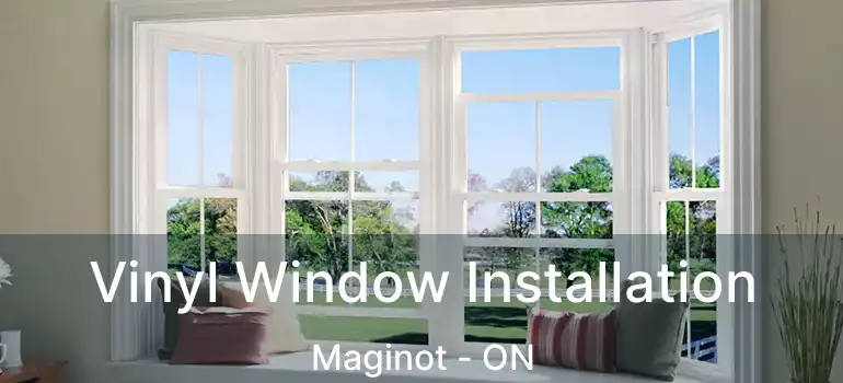  Vinyl Window Installation Maginot - ON