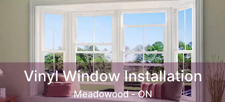  Vinyl Window Installation Meadowood - ON