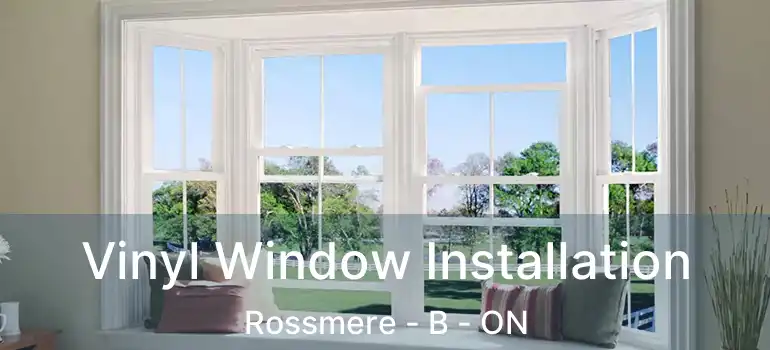  Vinyl Window Installation Rossmere - B - ON