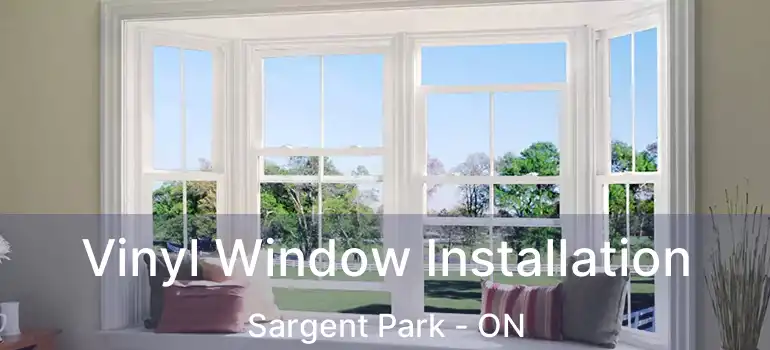  Vinyl Window Installation Sargent Park - ON