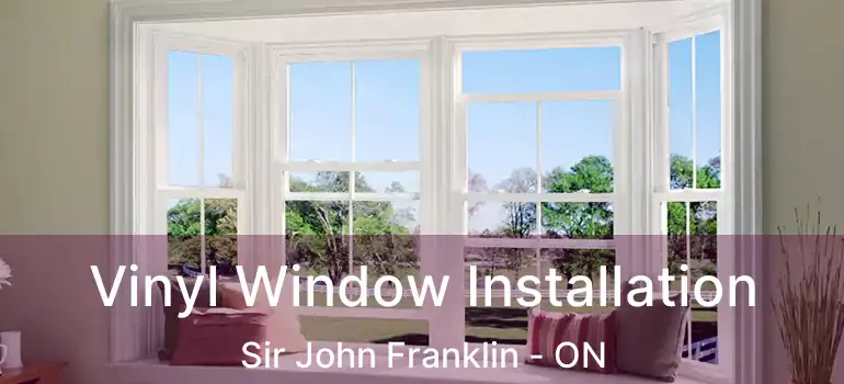  Vinyl Window Installation Sir John Franklin - ON