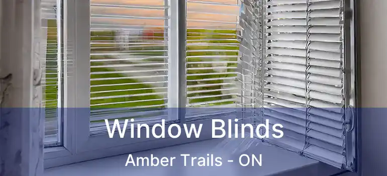  Window Blinds Amber Trails - ON