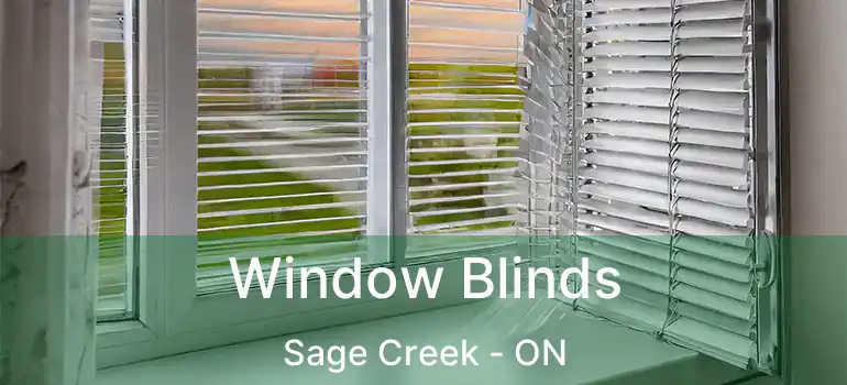  Window Blinds Sage Creek - ON