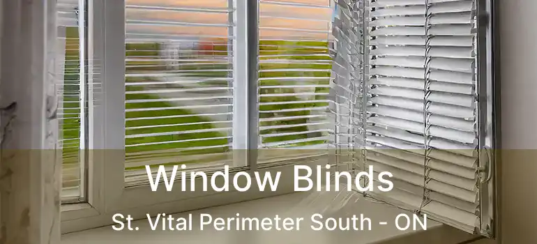  Window Blinds St. Vital Perimeter South - ON