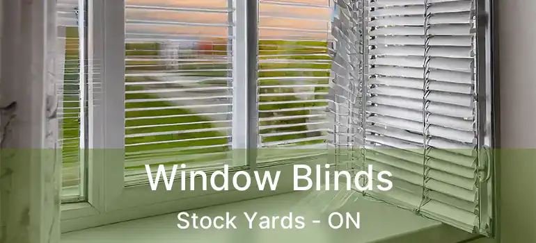  Window Blinds Stock Yards - ON