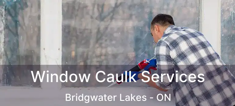  Window Caulk Services Bridgwater Lakes - ON