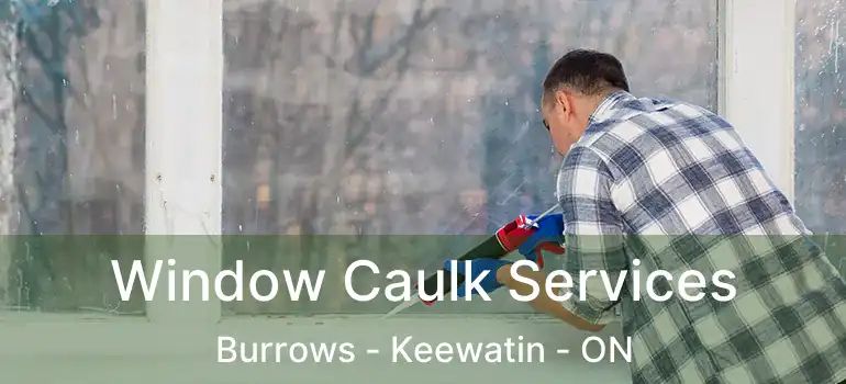  Window Caulk Services Burrows - Keewatin - ON