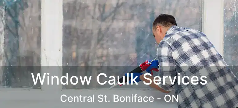  Window Caulk Services Central St. Boniface - ON