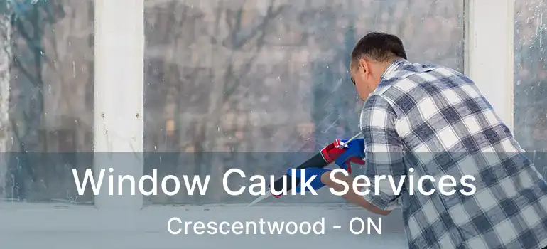  Window Caulk Services Crescentwood - ON