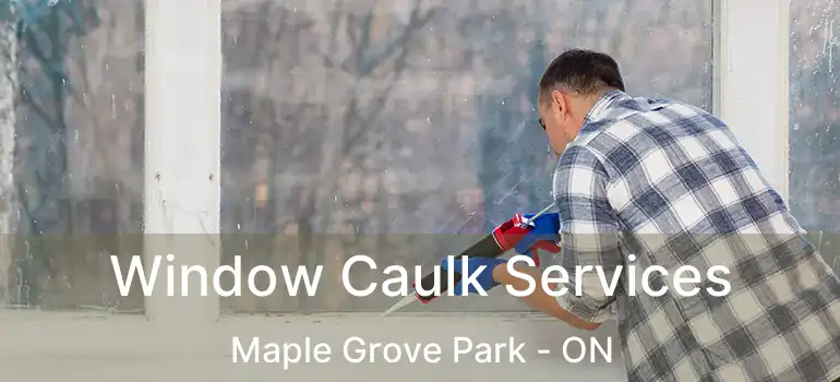  Window Caulk Services Maple Grove Park - ON