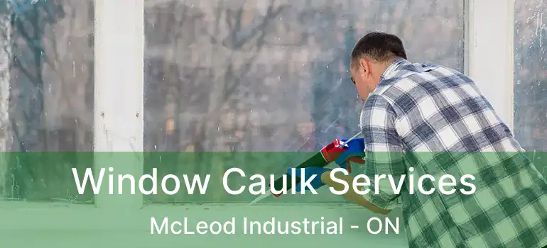  Window Caulk Services McLeod Industrial - ON