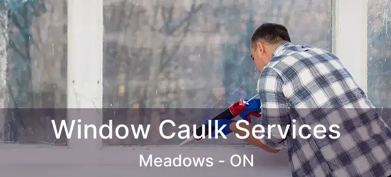  Window Caulk Services Meadows - ON