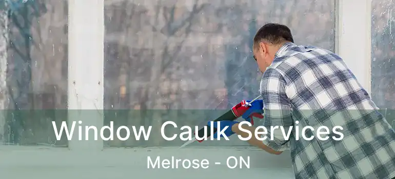  Window Caulk Services Melrose - ON