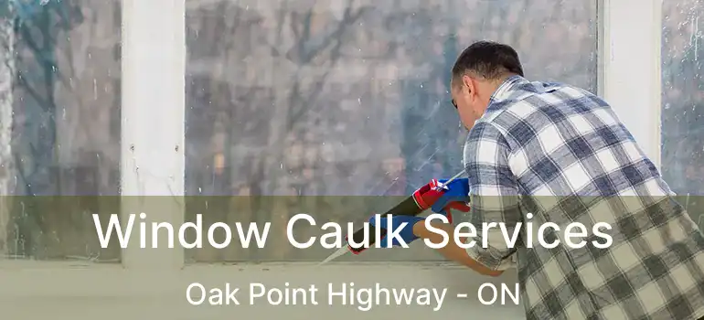  Window Caulk Services Oak Point Highway - ON