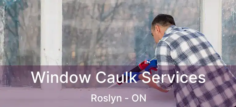  Window Caulk Services Roslyn - ON