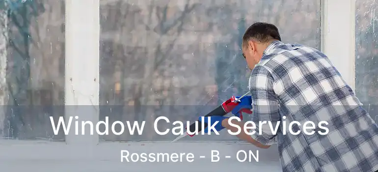  Window Caulk Services Rossmere - B - ON