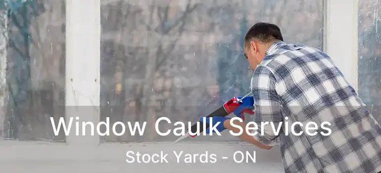  Window Caulk Services Stock Yards - ON