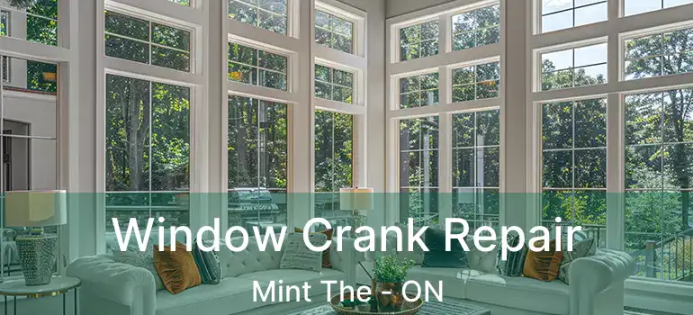  Window Crank Repair Mint The - ON