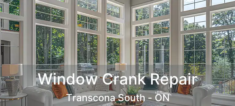  Window Crank Repair Transcona South - ON