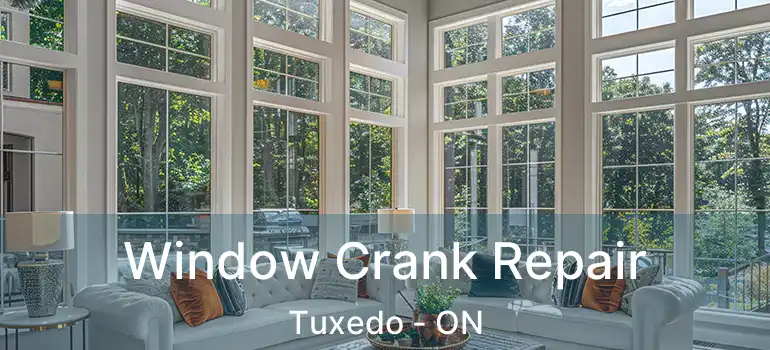 Window Crank Repair Tuxedo - ON