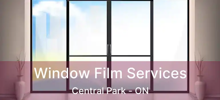  Window Film Services Central Park - ON