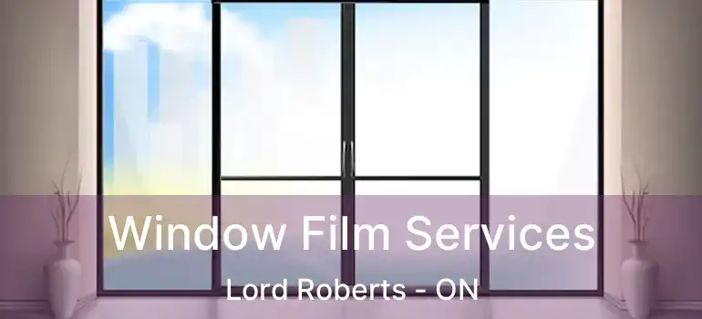 Window Film Services Lord Roberts - ON