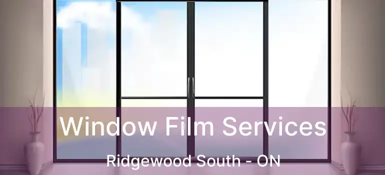  Window Film Services Ridgewood South - ON