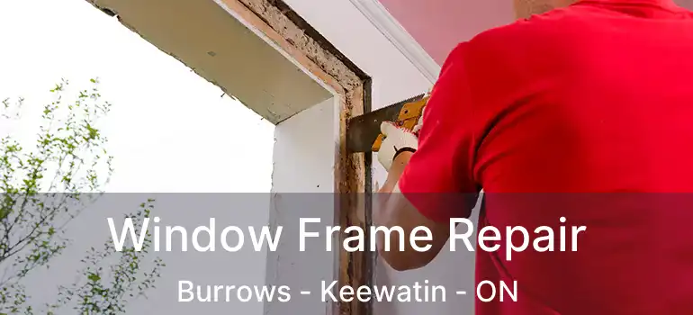  Window Frame Repair Burrows - Keewatin - ON