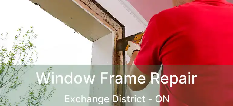  Window Frame Repair Exchange District - ON