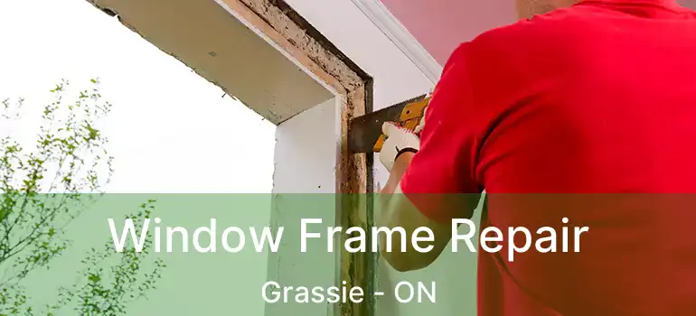  Window Frame Repair Grassie - ON