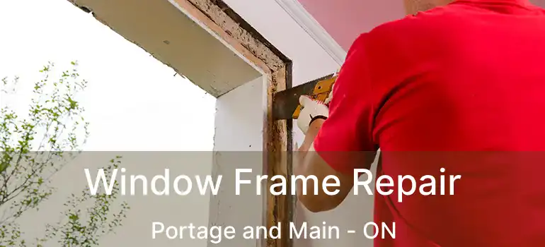  Window Frame Repair Portage and Main - ON