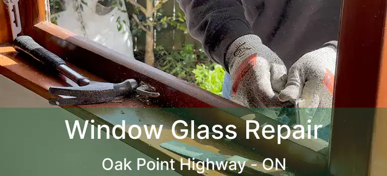  Window Glass Repair Oak Point Highway - ON