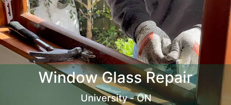  Window Glass Repair University - ON