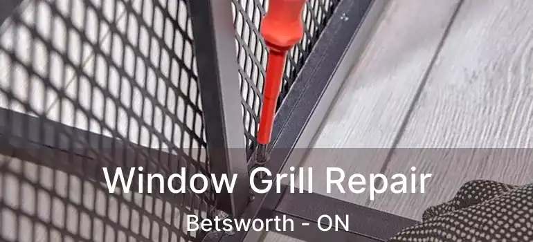  Window Grill Repair Betsworth - ON