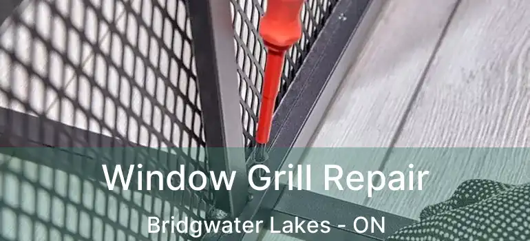  Window Grill Repair Bridgwater Lakes - ON