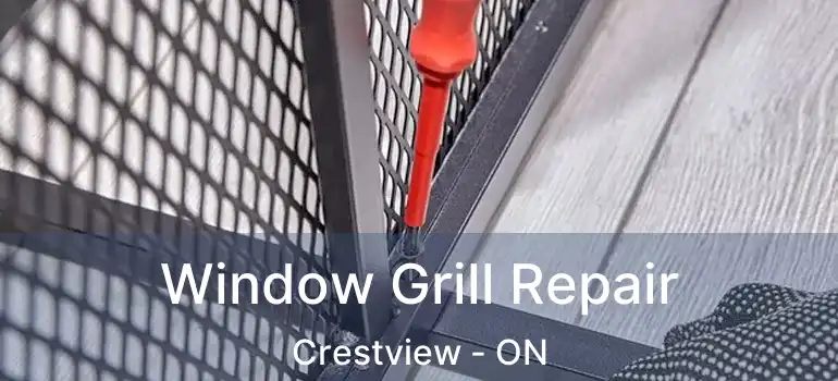  Window Grill Repair Crestview - ON