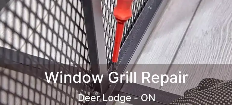  Window Grill Repair Deer Lodge - ON