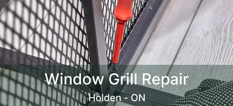  Window Grill Repair Holden - ON