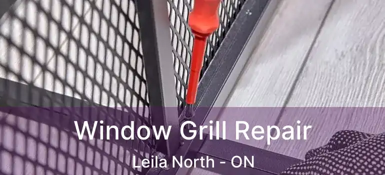  Window Grill Repair Leila North - ON