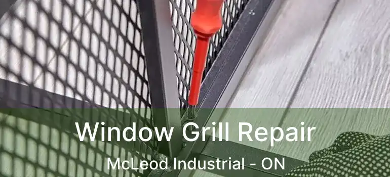  Window Grill Repair McLeod Industrial - ON